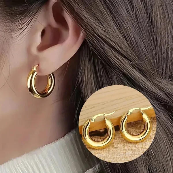 Gold_Round_Hoops_Earrings_For_Women